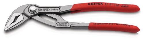 Wasserpumpenzange Cobra® ES L.180mm Spann-W.32mm pol.Ku.-Überzug KNIPEX