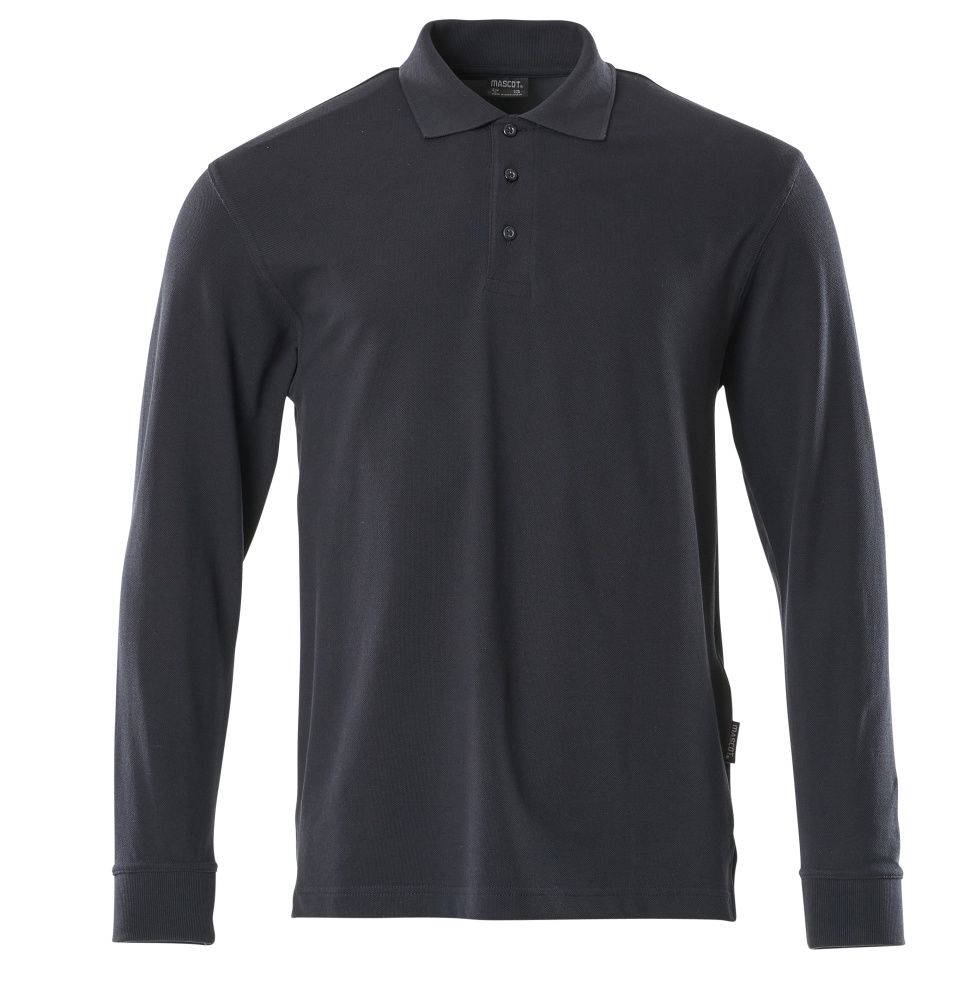 Polo-Shirt, Langarm CROSSOVER Graphitblau L