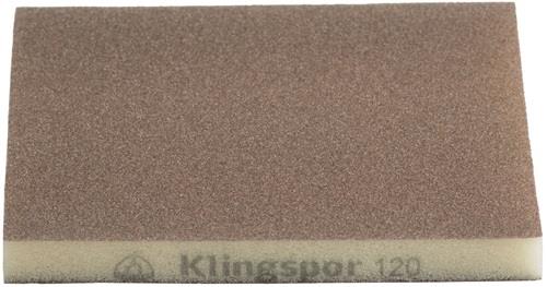 Schleifschwamm SW 501 L123xB96mm K.120 soft KLINGSPOR