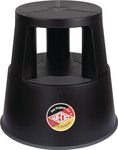 Rollhocker PP und TPE schwarz H.mit/ohne Belastung 420/428mm