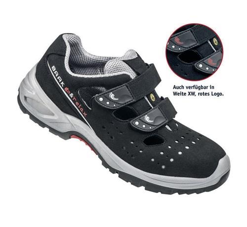 Sicherheitssandale Hardy Gr.39 N schwarz/grau Mikrofaser S1P SRC ESD EN20345