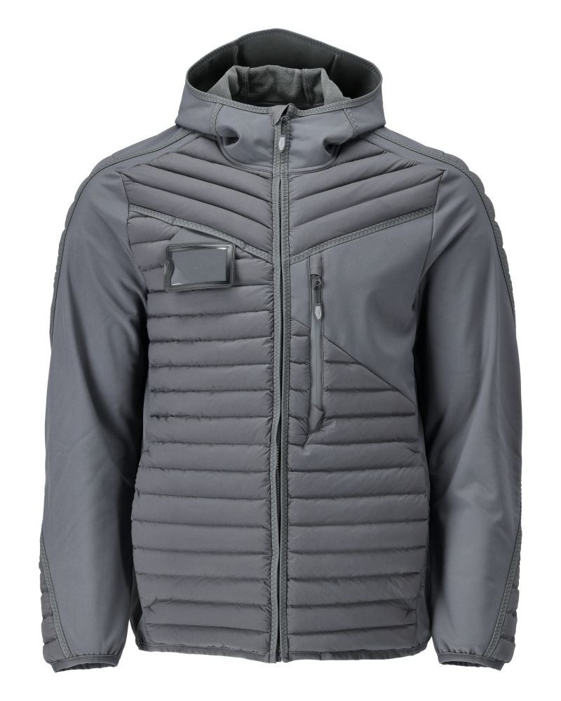 Thermojacke mit Kapuze CUSTOMIZED Anthrazitgrau L