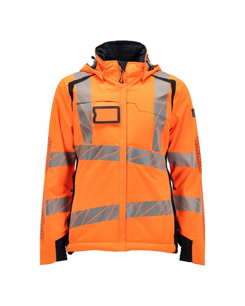 Damen-Passform Winterjacke ACCELERATE SAFE Hi-vis Orange/Schwarzblau 3XL